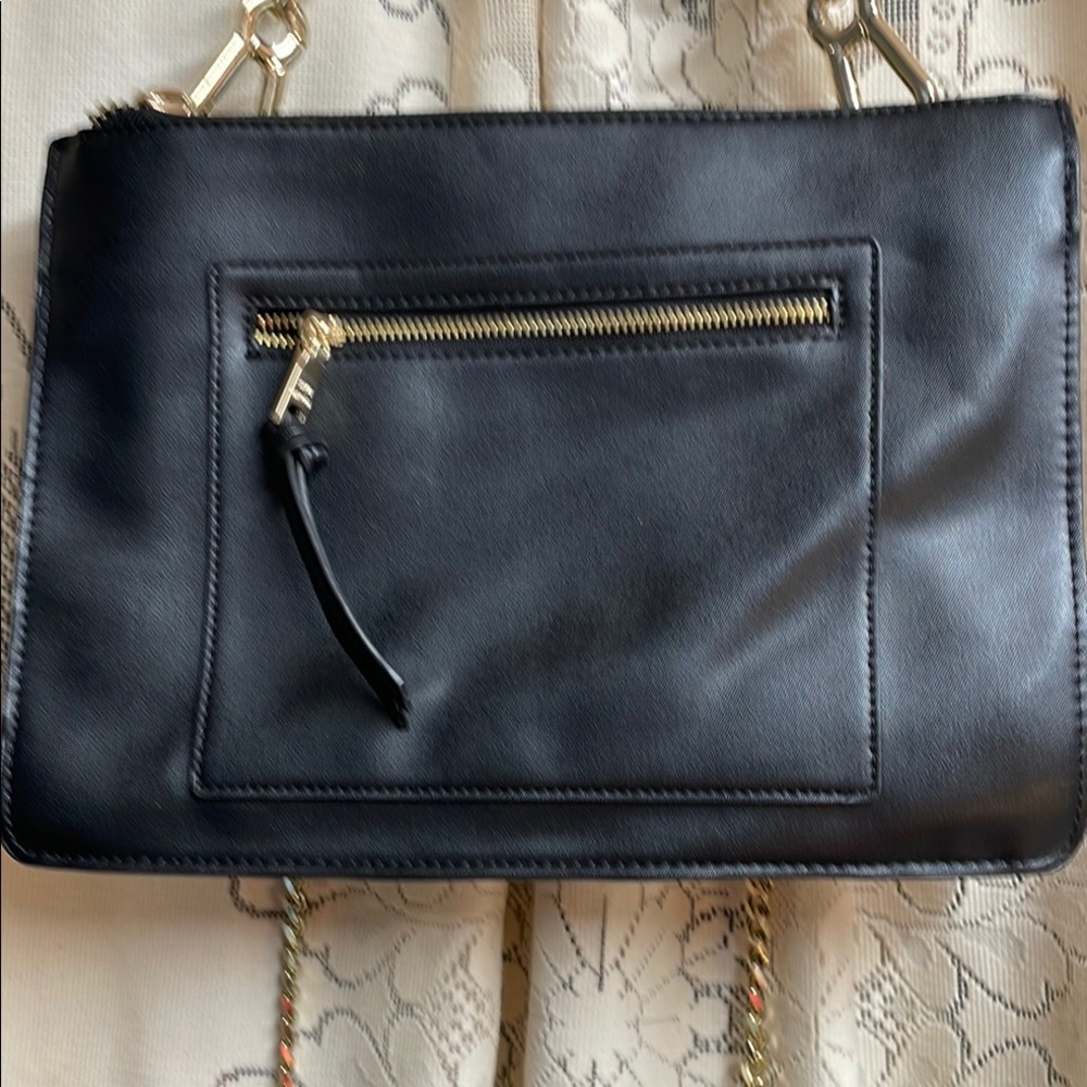 Steve Madden Black and gold cross body Shoulder Bag - Picture 4 of 10